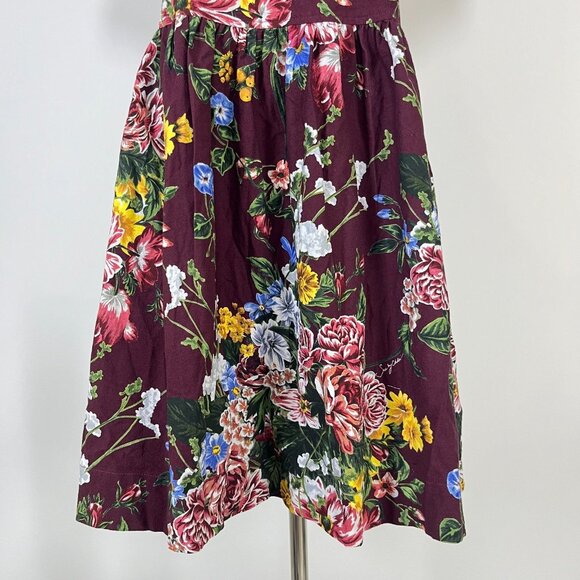 $498 NWOT SEE BY CHLOÉ Floral Print Cotton Multicolor Dress Size 38 - Picture 5 of 13